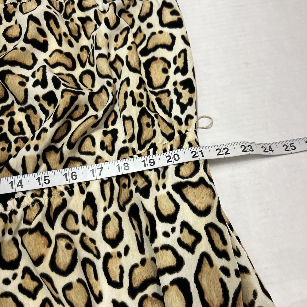Lane Bryant Dress Leopard Print Womens 22/24 Strapless Tiered Midi‎ - Picture 3 of 8